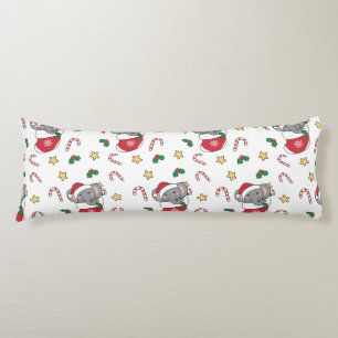 Coussins Longs Christmas Snow Winter Animals Classic