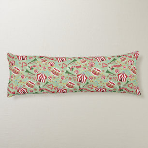 Coussins Longs Cirque de Noël