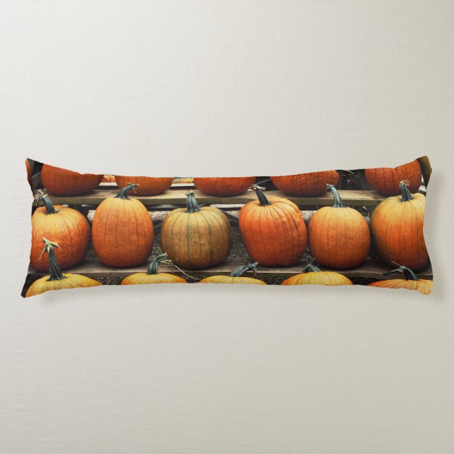 Coussins Longs Citrouilles d'automne (Devant)