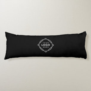 Coussins Longs Code QR noir élégant et élégant
