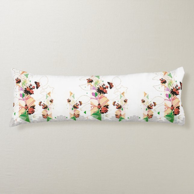 Coussins Longs Collage vintage (Devant)