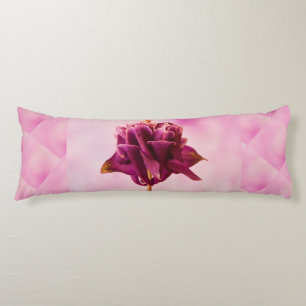 Coussins Longs Colonne rose de Bourgogne
