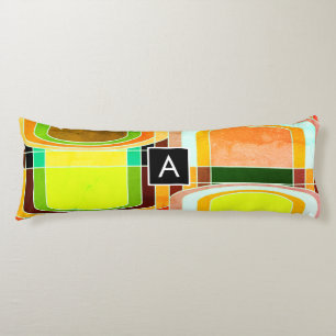 Coussins Longs Coloré Funky Retro Inspiré