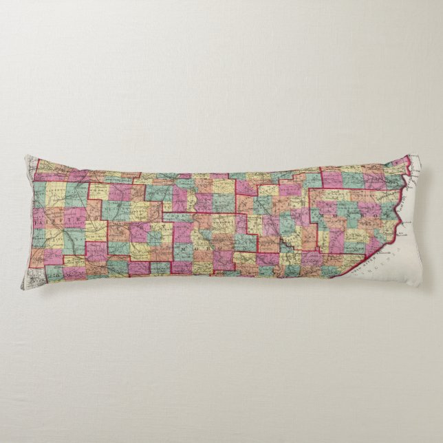 Coussins Longs Comtés de l'Ohio (Devant)
