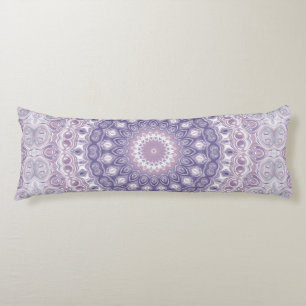 Coussins Longs Conception de médaillon de lavande et de violet