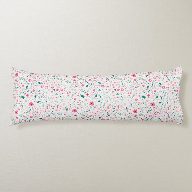 Coussins Longs Couleur d'automne mignon Illustré motif floral (Devant)