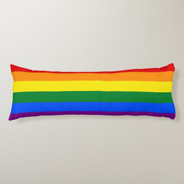 Coussins Longs COULEURS DE DRAPEAU PLANIFIÉ + vos idées (Devant)