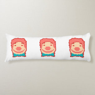Coussins Longs Coupe de projecteur clown pixellisé