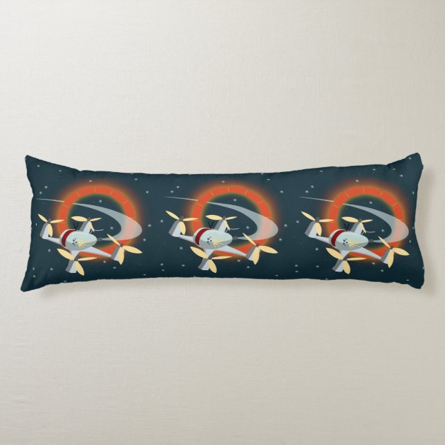 Coussins Longs Course de drones (Devant)