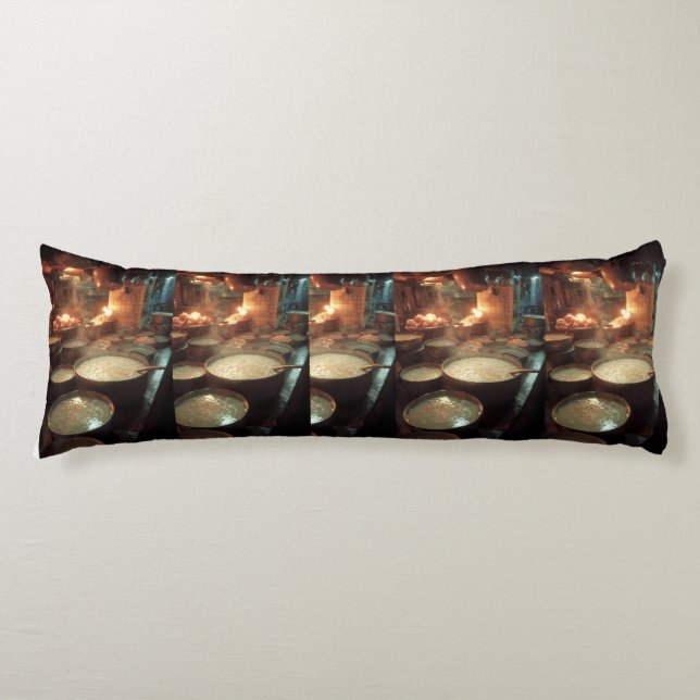 Coussins Longs Cozy Porridge Kitchen Body Pillow (Devant)