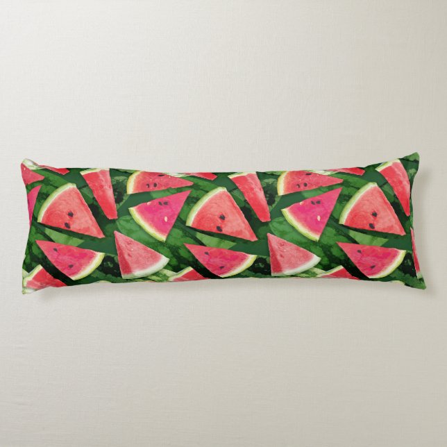 Coussins Longs Création de Motif de pastèque (Dos)