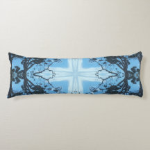 Croix Bleue Nature Motif Oreiller