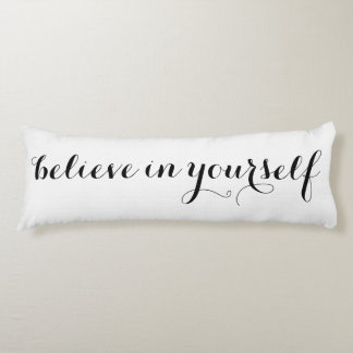 Coussins Longs Croyez en vous-même de motivation personnalisé