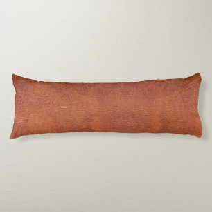 Coussins Longs cuir Brown