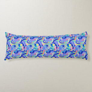 Coussins Longs Cute Abstrait Pastel Neon Motif répétitif