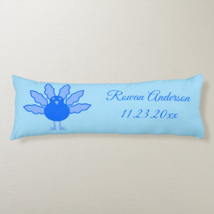 Coussins Longs Cute Blue Baby Boy Thanksgiving Turquie Nom person