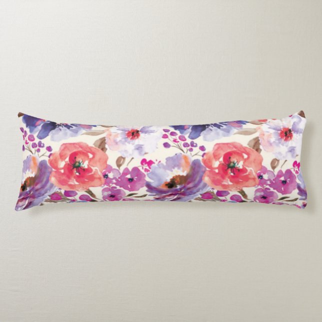 Coussins Longs Cute BO-HO Design floral chic (Devant)