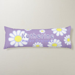 Coussins Longs Daisy Simple Lilac