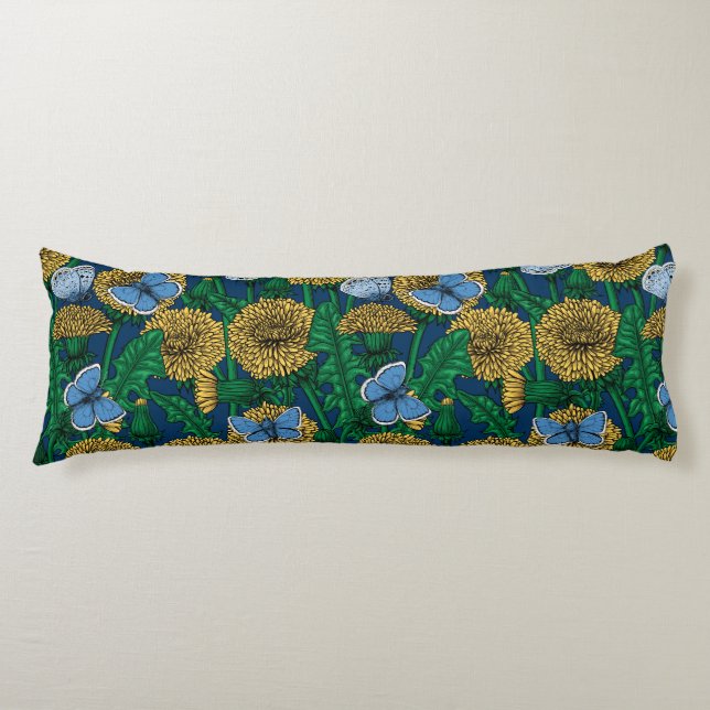 Coussins Longs Dandelion medow (Devant)
