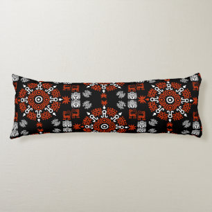 Coussins Longs Décor d'origine artistique aztèque mexicaine