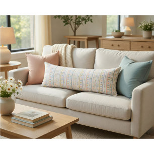 Coussins Longs Décoratif à motif folklorique scandinave