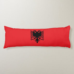 Coussins Longs Drapeau albanais