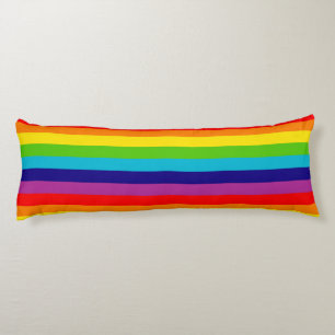 Coussins Longs Drapeau arc-en-ciel 