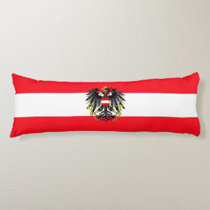 Coussins Longs Drapeau autrichien