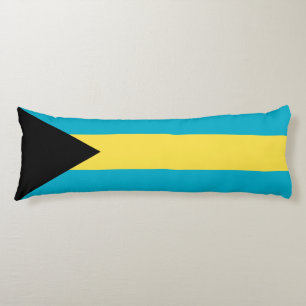 Coussins Longs Drapeau bahaméen