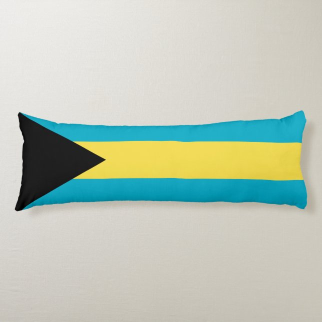 Coussins Longs Drapeau bahamien (Devant)