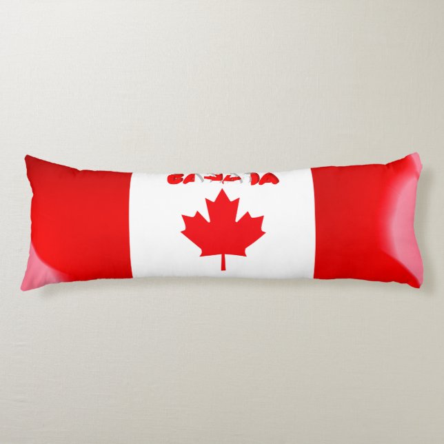 Coussins Longs Drapeau canadien (Devant)