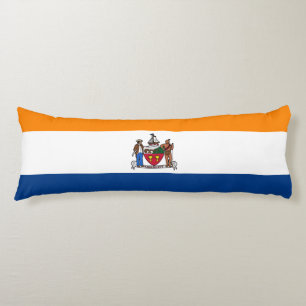 Coussins Longs Drapeau d'Albany, New York