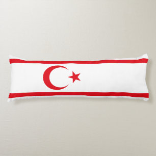 Coussins Longs Drapeau de Chypre du Nord