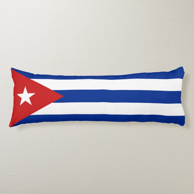 Coussins Longs Drapeau de Cuba (Devant)