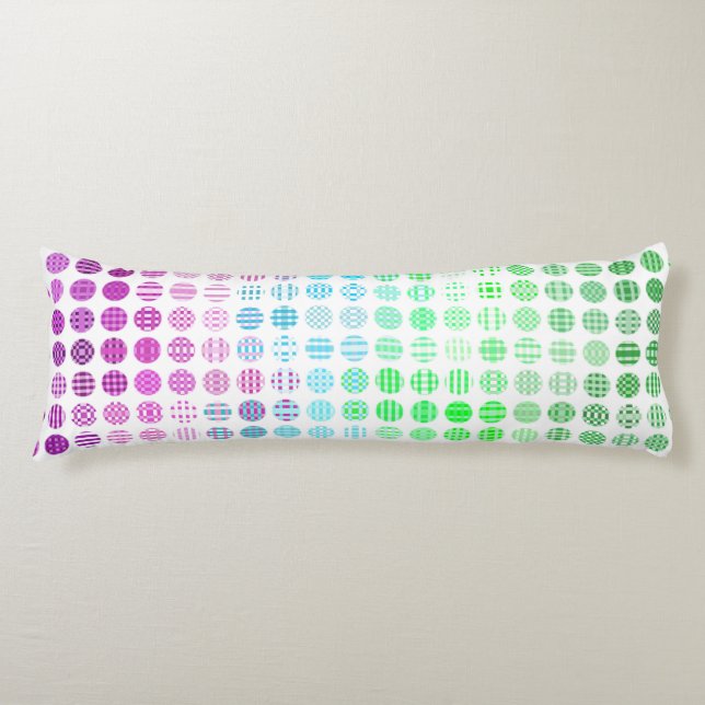 Coussins Longs Drapeau de fierté Toric abstrait boho éclectique G (Devant)