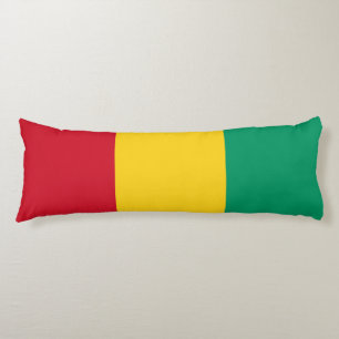 Coussins Longs Drapeau de la Guinée