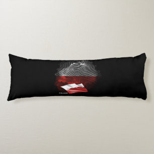 Coussins Longs Drapeau de la Pologne