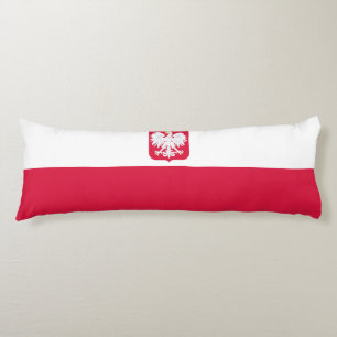 Coussins Longs Drapeau de la Pologne