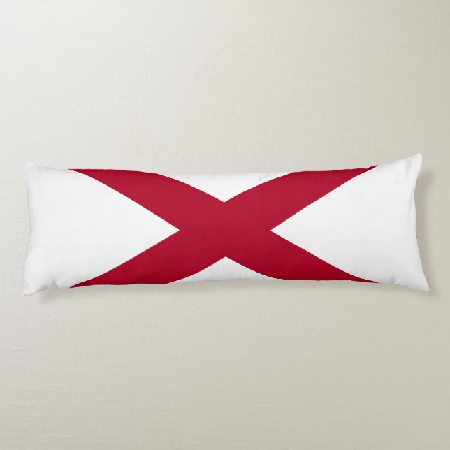 Coussins Longs Drapeau de l'Alabama (Dos)