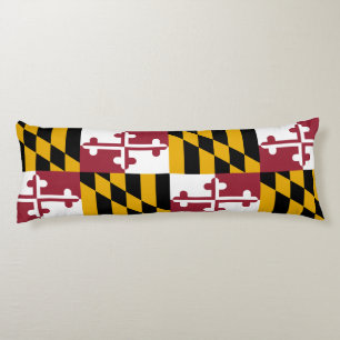 Coussins Longs Drapeau de l'État du Maryland