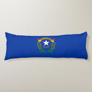 Coussins Longs Drapeau de l'État du Nevada