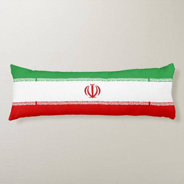 Coussins Longs Drapeau de l'Iran (Devant)