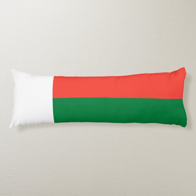 Coussins Longs Drapeau de Madagascar (Devant)