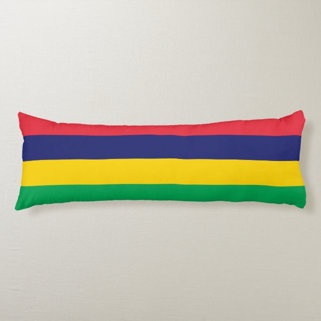 Coussins Longs Drapeau de Maurice (Devant)