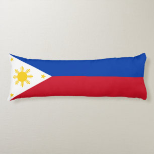 Coussins Longs Drapeau des Philippines