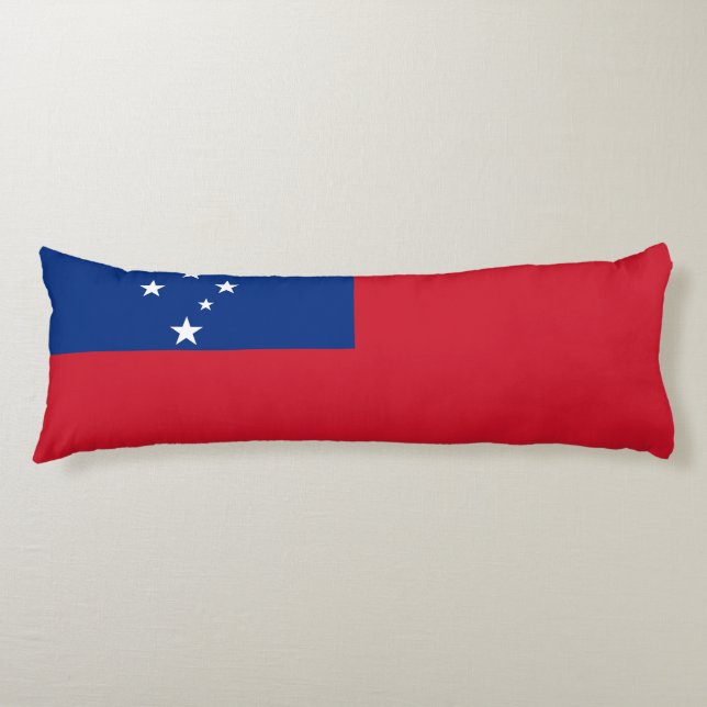 Coussins Longs Drapeau des Samoa (Devant)