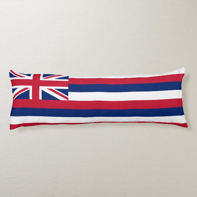 Coussins Longs Drapeau d'État d'Hawaii (Dos)