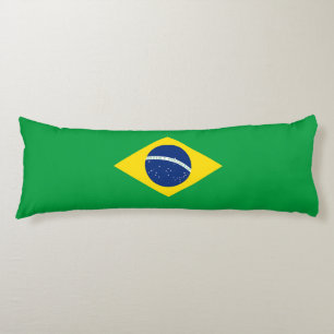 Coussins Longs Drapeau du Brésil