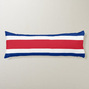 Coussins Longs Drapeau du Costa Rica