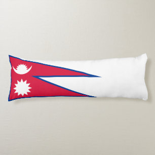 Coussins Longs Drapeau du Népal